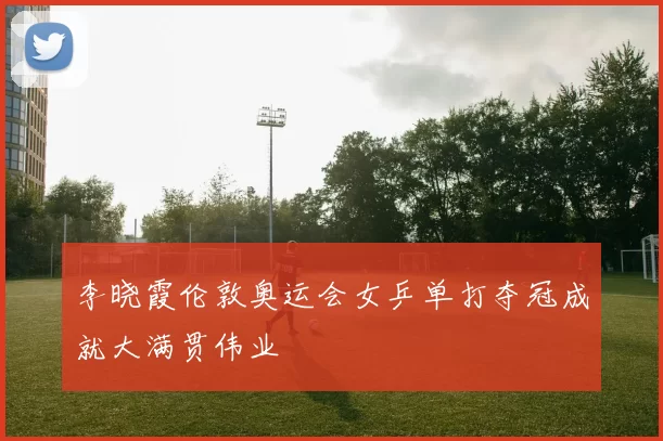 李晓霞伦敦奥运会女乒单打夺冠成就大满贯伟业